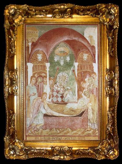 framed  Orlandi, Deodato Burial of St.Peter, ta009-2